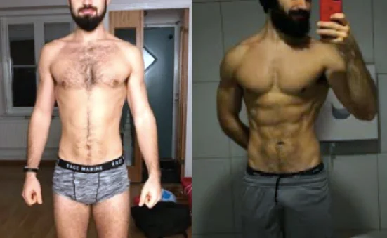 Antes y después de la asesoría Fitness Real
