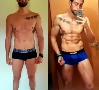 Antes y después Carlos Lotairefit